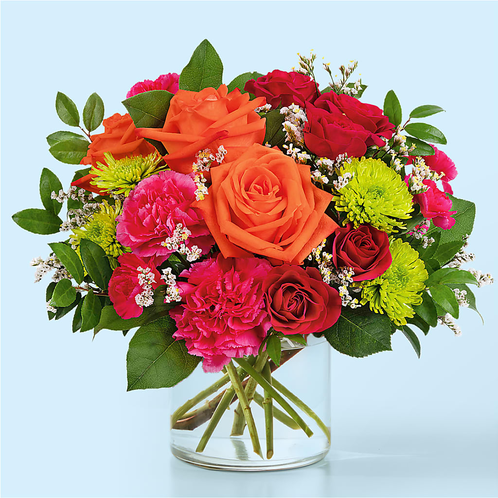 Colorful Carnival Bouquet – PETAL & VINE DESIGN INC, Portage IN