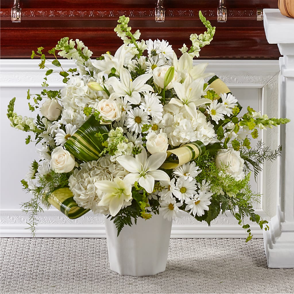 Thoughts of Tranquility Floor Basket – PETAL & VINE DESIGN INC, Portage IN