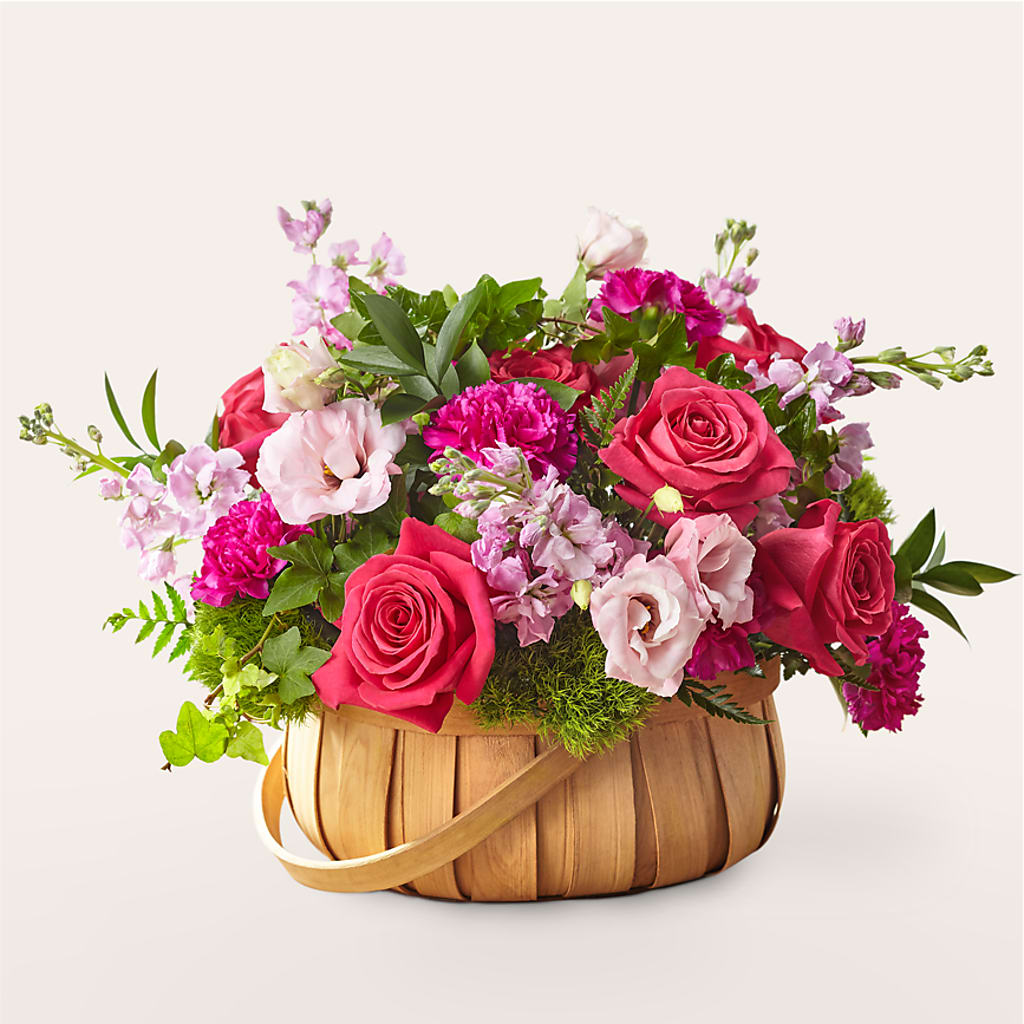 Radiance in Bloom Basket – PETAL & VINE DESIGN INC, Portage IN