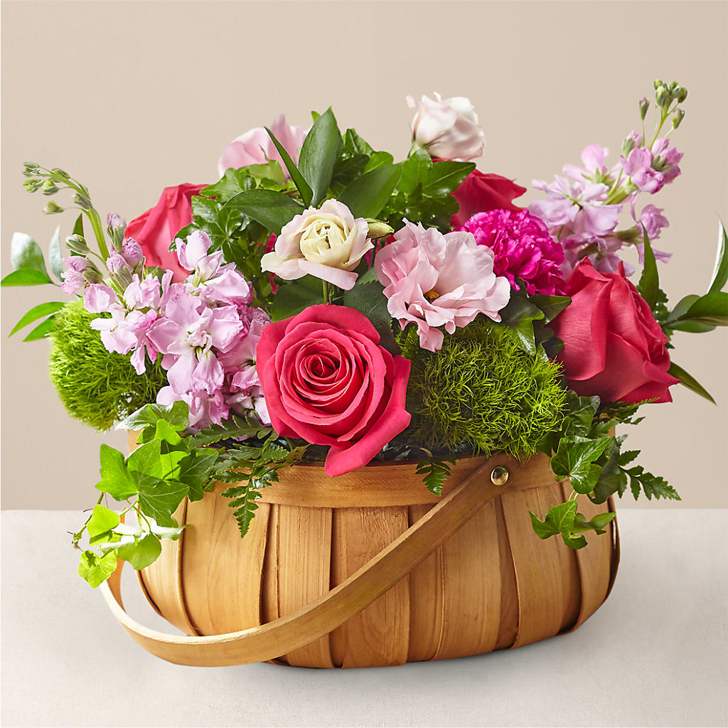Radiance in Bloom Basket – PETAL & VINE DESIGN INC, Portage IN