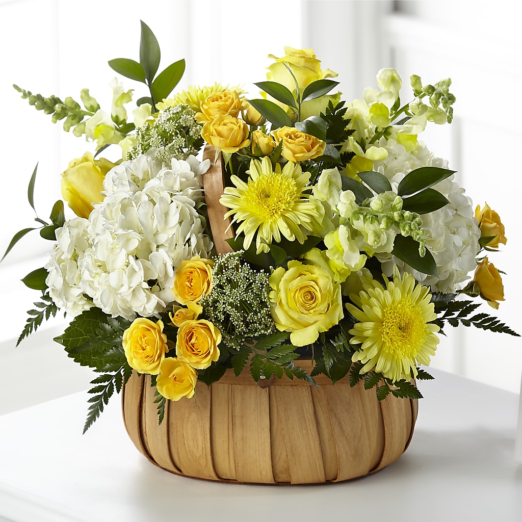 Rustic Remembrance Basket – PETAL & VINE DESIGN INC, Portage IN
