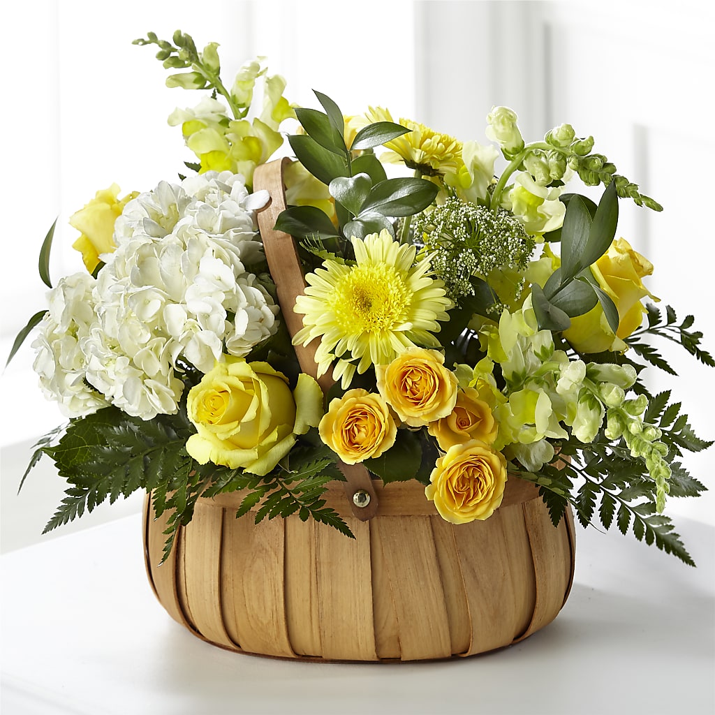 Rustic Remembrance Basket – PETAL & VINE DESIGN INC, Portage IN
