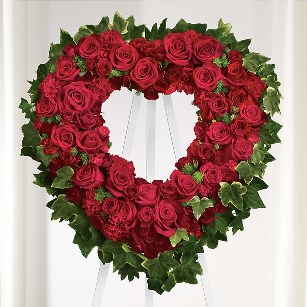 Wholehearted Standing Spray – PETAL & VINE DESIGN INC, Portage IN