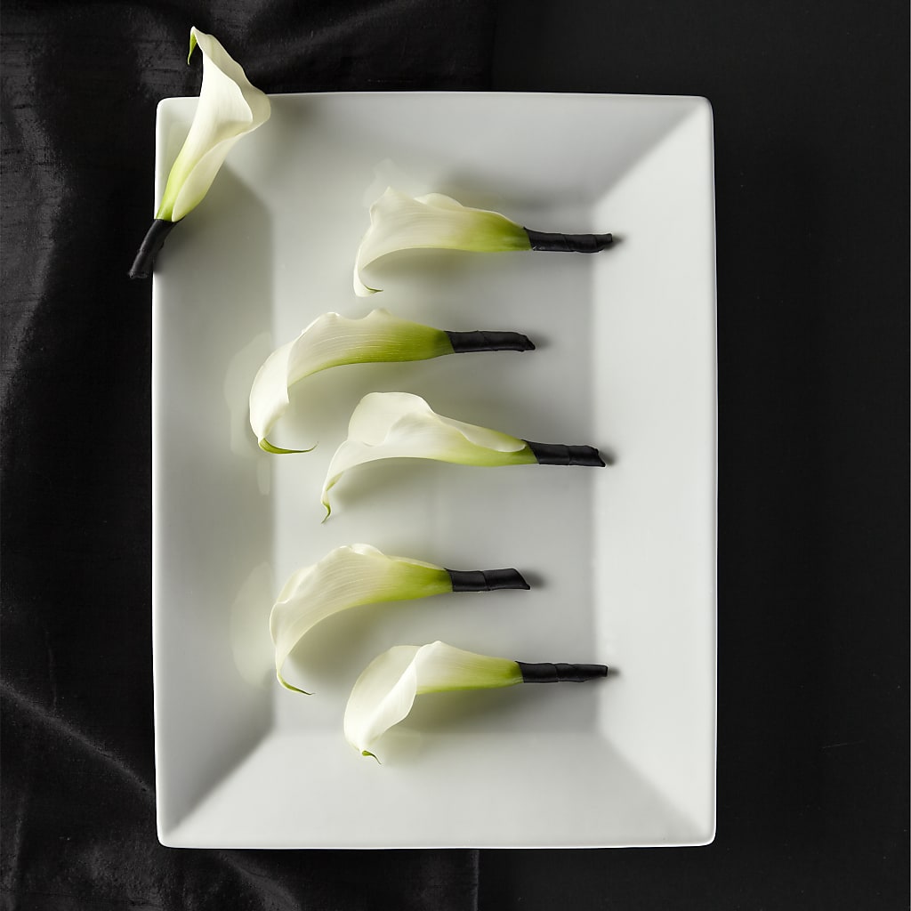 Calla Lily Promise Boutonniere – PETAL & VINE DESIGN INC, Portage IN