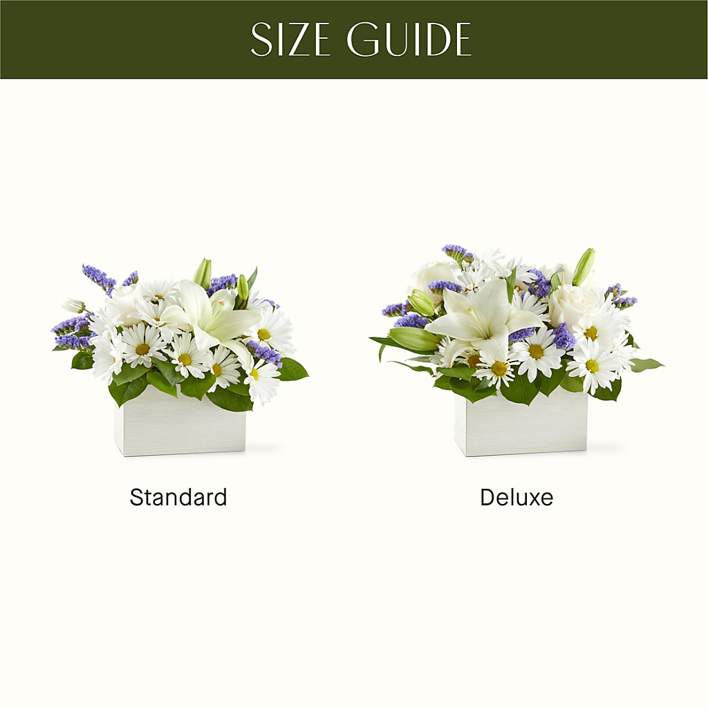 Beyond Blue Box Bouquet – PETAL & VINE DESIGN INC, Portage IN