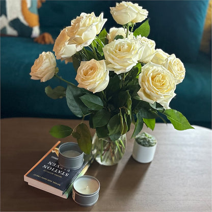 Long Stem Yellow Rose Bouquet – PETAL & VINE DESIGN INC, Portage IN