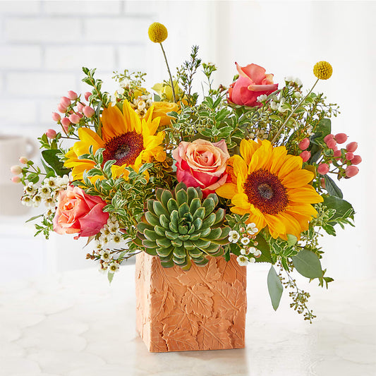 Sunflower Season Bouquet – PETAL & VINE DESIGN INC, Portage IN