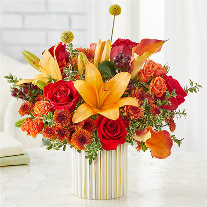 Scarlet Skies Bouquet – PETAL & VINE DESIGN INC, Portage IN