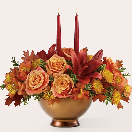 Harvest Table Centerpiece – PETAL & VINE DESIGN INC, Portage IN