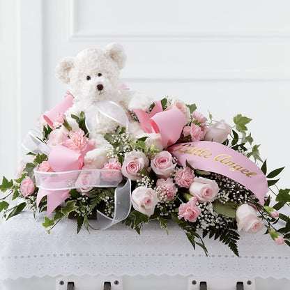 Touch of Sympathy Casket Spray – PETAL & VINE DESIGN INC, Portage IN