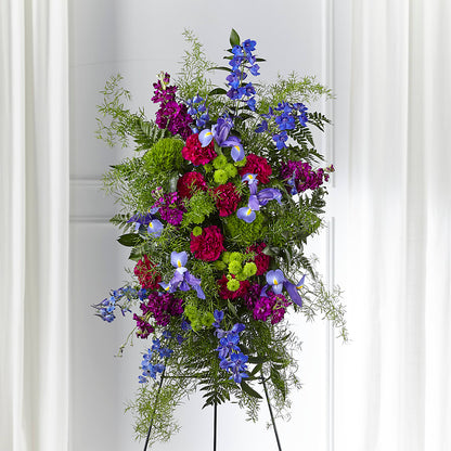 Heavenly Skies Standing Spray – PETAL & VINE DESIGN INC, Portage IN
