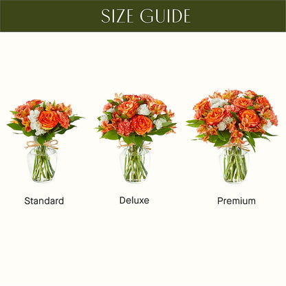 Apricot Glow Bouquet – PETAL & VINE DESIGN INC, Portage IN