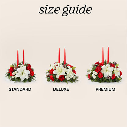 Seasonal Festivities Centerpiece – PETAL & VINE DESIGN INC, Portage IN