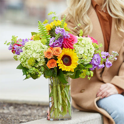 Vibrant Greetings Bouquet – PETAL & VINE DESIGN INC, Portage IN
