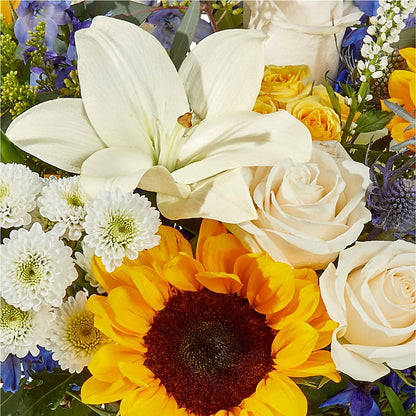 Wonderfully Sunny Bouquet – PETAL & VINE DESIGN INC, Portage IN