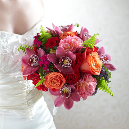 Brilliant Blossoms Bouquet – PETAL & VINE DESIGN INC, Portage IN